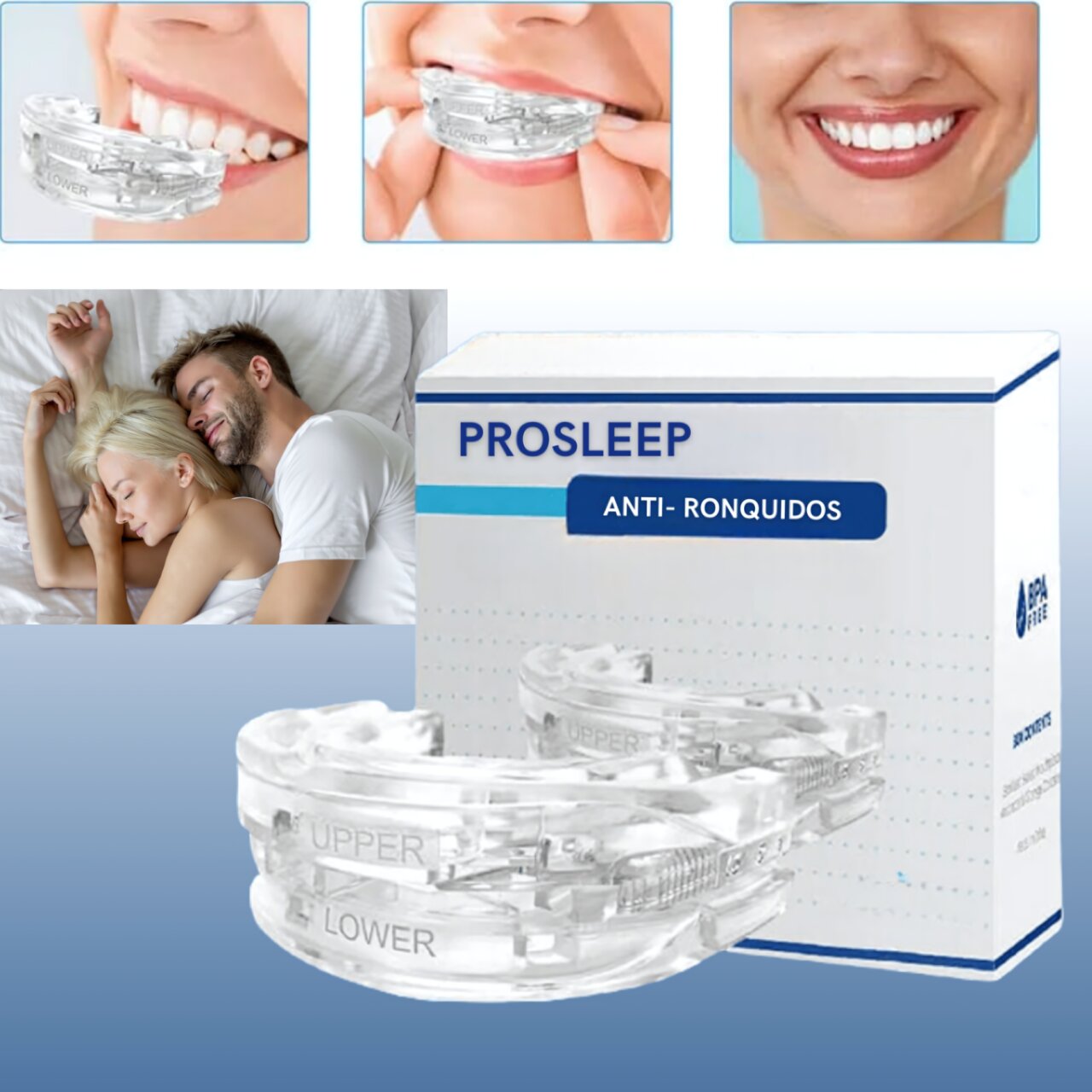 PROTETOR BUCAL ANTI-RONCO - PROSLEEP™ (PORTUGAL)