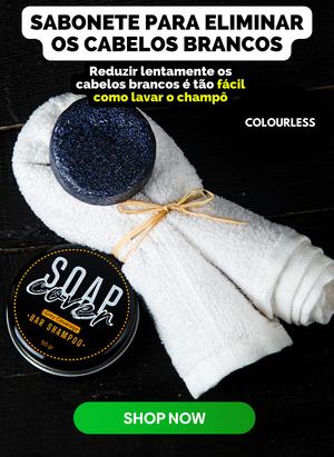 SABONETE DE REMOÇÃO DE PÊLOS BRANCOS - COVERSOAP™