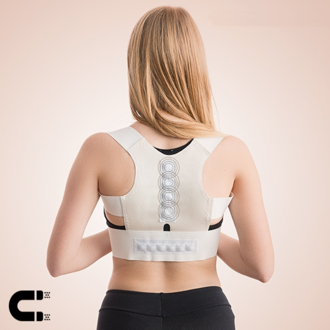 CORRECTOR DE COSTAS 2 EM 1 COM TECNOLOGIA DE MAGNETOTERAPIA - BACKPOSTURE™